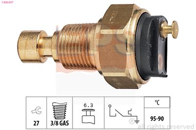 Termoslēdzis, Radiatora ventilators EPS 1.850.037