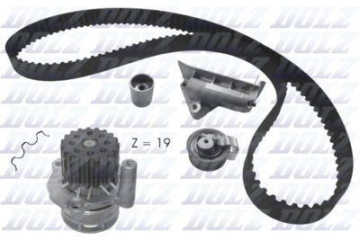 Водяной насос + комплект зубчатого ремня DOLZ KD082