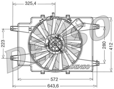 Ventilators, Motora dzesēšanas sistēma DENSO DER01007
