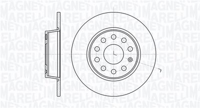 Тормозной диск MAGNETI MARELLI 361302040367
