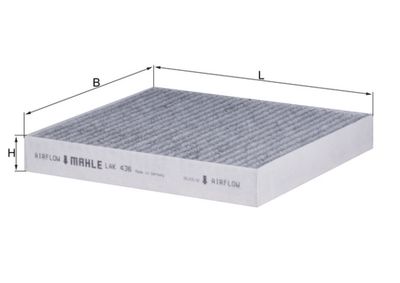 Фильтр, воздух во внутренном пространстве KNECHT LAK 436