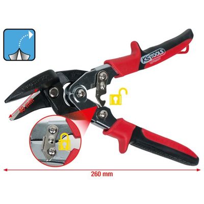 Universālās šķēres KS TOOLS 118.0045