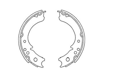 Комплект тормозных колодок KAVO PARTS KBS-3914