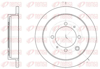 Тормозной диск REMSA 6907.00