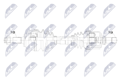 Piedziņas vārpsta NTY NPW-CT-177