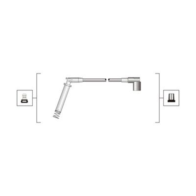 Augstsprieguma vadu komplekts MAGNETI MARELLI 941319170018