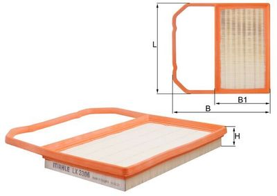 Воздушный фильтр KNECHT LX 3306