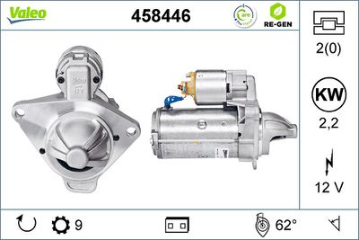 Starteris VALEO 458446