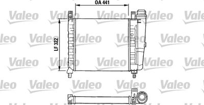 Radiators, Motora dzesēšanas sistēma VALEO 730990