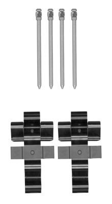 Piederumu komplekts, Bremžu suports HELLA 8DZ 355 205-431
