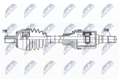 Приводной вал NTY NPW-VV-143