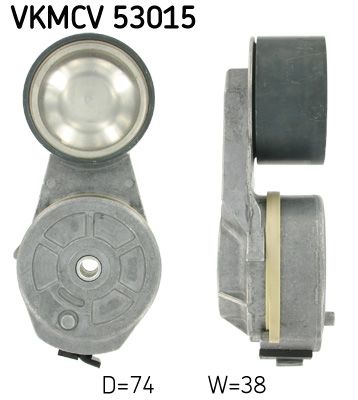 Siksnas spriegotājs, Ķīļsiksna SKF VKMCV 53015
