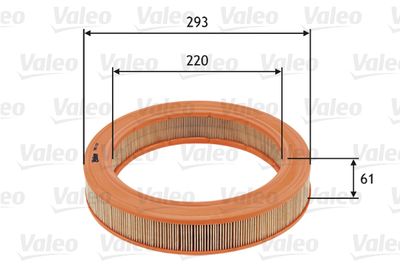 Воздушный фильтр VALEO 585727