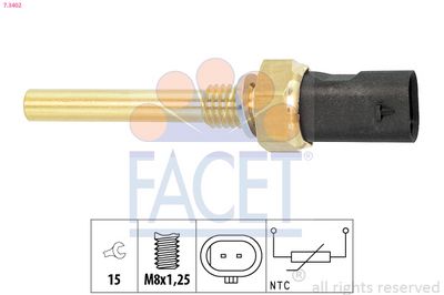 Датчик, температура масла FACET 7.3402