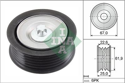 Parazīt-/Vadrullītis, Ķīļrievu siksna Schaeffler INA 532 0866 10