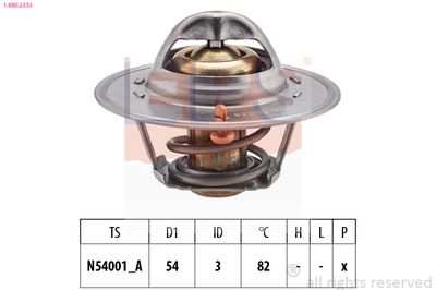 Termostats, Dzesēšanas šķidrums EPS 1.880.233S