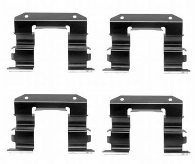 Комплектующие, колодки дискового тормоза HELLA 8DZ 355 202-511