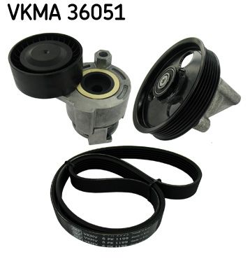 Поликлиновой ременный комплект SKF VKMA 36051