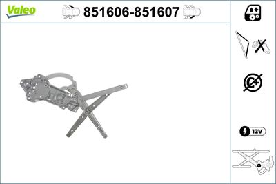 Стеклоподъемник VALEO 851606