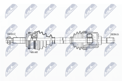 Приводной вал NTY NPW-KA-344
