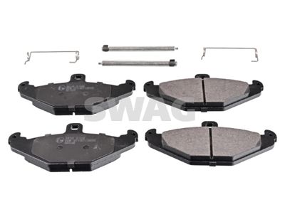 Bremžu uzliku kompl., Disku bremzes SWAG 40 11 6158