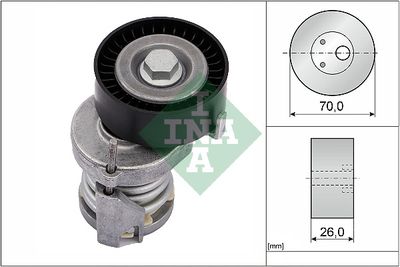 Siksnas spriegotājs, Ķīļsiksna Schaeffler INA 534 0123 20