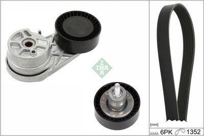Поликлиновой ременный комплект Schaeffler INA 529 0598 10