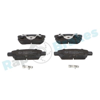 Bremžu uzliku kompl., Disku bremzes RAP BRAKES R-P1136