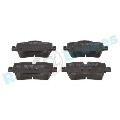 Bremžu uzliku kompl., Disku bremzes RAP BRAKES R-P1623