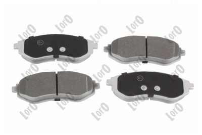 Комплект тормозных колодок, дисковый тормоз ABAKUS 231-01-109