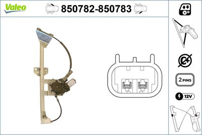 Стеклоподъемник VALEO 850782