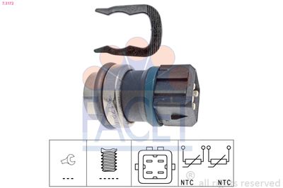 Devējs, Eļļas temperatūra FACET 7.3172