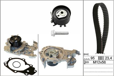 Ūdenssūknis + Zobsiksnas komplekts Schaeffler INA 530 0195 30