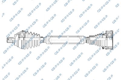 Приводной вал GSP 261283OL
