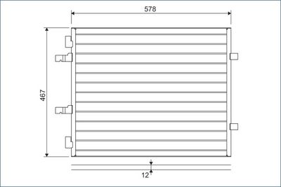 Конденсатор, кондиционер VALEO 814172