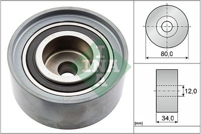 Паразитный / Ведущий ролик, зубчатый ремень Schaeffler INA 532 0527 10