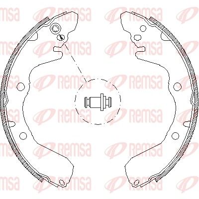 Тормозные колодки REMSA 4645.00