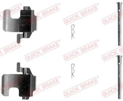 Комплектующие, колодки дискового тормоза QUICK BRAKE 109-1273