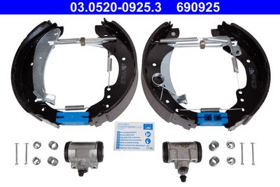 Bremžu loku komplekts ATE 03.0520-0925.3