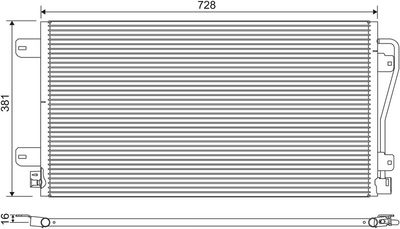 Конденсатор, кондиционер VALEO 817601