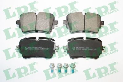 Комплект тормозных колодок, дисковый тормоз LPR 05P2027