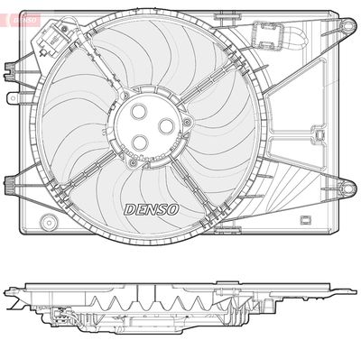 Ventilators, Motora dzesēšanas sistēma DENSO DER15006