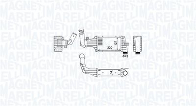 Интеркулер MAGNETI MARELLI 351319204160