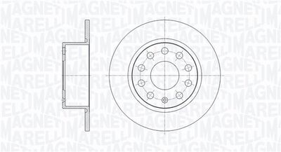 Тормозной диск MAGNETI MARELLI 361302040656