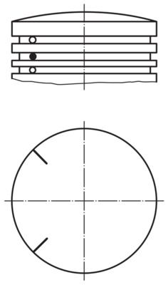 Поршень MAHLE 535 PI 00100 000