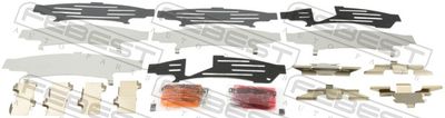 Комплектующие, колодки дискового тормоза FEBEST 0503-GHF