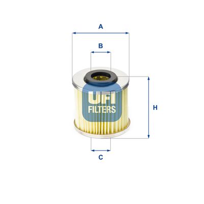 Eļļas filtrs UFI 25.529.00