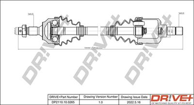 Приводной вал Dr!ve+ DP2110.10.0265