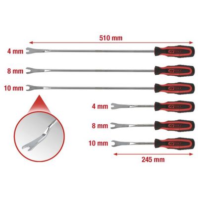 Инструмент демонтажа, клипса - кузов KS TOOLS 140.2370
