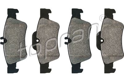 Bremžu uzliku kompl., Disku bremzes TOPRAN 401 431